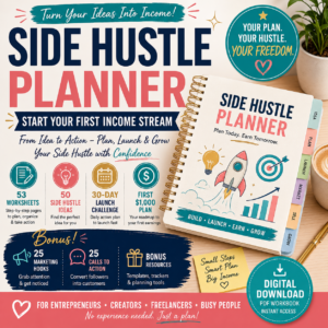 Side Hustle Planner