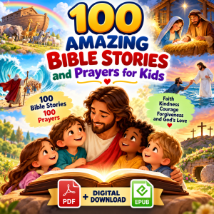 100 Bible Stories and Prayers for Kids Christian ebook PDF and EPUB